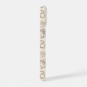 Aesthetic Autumn Doodle Pattern Phone Case iPhone 15 Hülle (Rechte Seite)