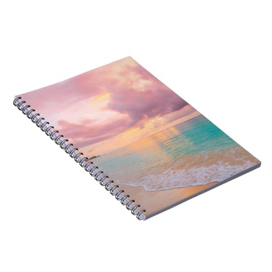 Aesthetic Beach Notebook Notizblock (Rechte Seite)