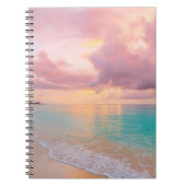 Aesthetic Beach Notebook Notizblock (Vorderseite)