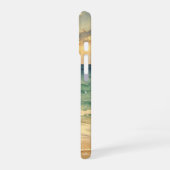 Aesthetic Beach Sunset Watercolor Custom Name iPhone 16 Hülle (Linke Seite)