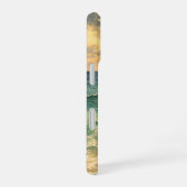 Aesthetic Beach Sunset Watercolor Custom Name iPhone 16 Hülle (Rechte Seite)