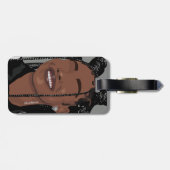 Aesthetic Black skin girl, Marsai Martin smile art Gepäckanhänger (Rückseite horizontal)