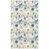 Aesthetic Blue Wildflowers Tischdecke (Vorderseite)