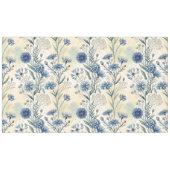 Aesthetic Blue Wildflowers Tischdecke (Vorderseite (Horizontal))