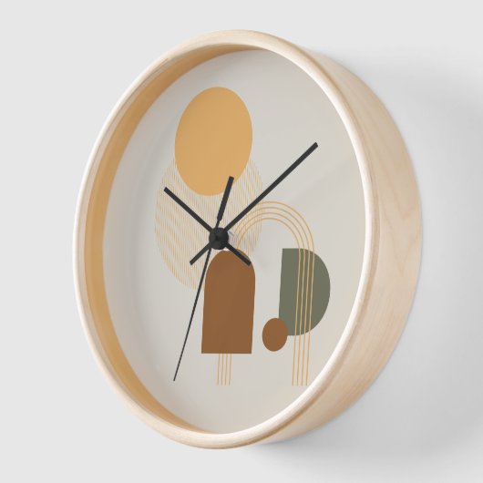 Aesthetic Boho - Acryl Wanduhr Boho Style (Winkel)