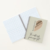 Aesthetic Boho Spiral Notebook Notizblock (Innenseite)