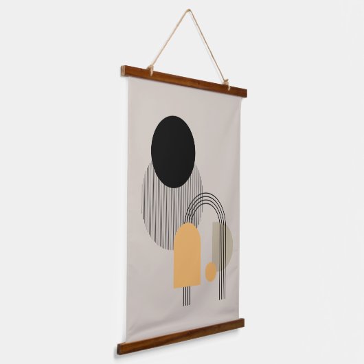 Aesthetic Boho - Wandbilder Boho Style Wandteppich Mit Holzrahmen (Gewinkelt)