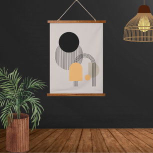 Aesthetic Boho - Wandbilder Boho Style  Wandteppich Mit Holzrahmen