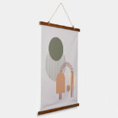 Aesthetic Boho - Wandbilder Boho Style Wandteppich Mit Holzrahmen (Gewinkelt)