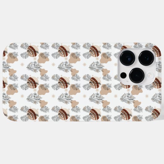 Aesthetic Boho Wildflowers Flowers  Case-Mate iPhone Hülle (Rückseite (Horizontal))