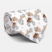 Aesthetic Boho Wildflowers Flowers  Krawatte (Gerollt)