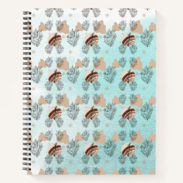 Aesthetic Boho Wildflowers Flowers  Notizblock