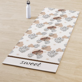 Aesthetic Boho Wildflowers Flowers  Yogamatte