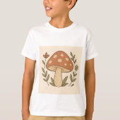 Aesthetic Botanical Mushroom T-Shirt (Vorderseite)