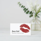 Aesthetic Business Card Visitenkarte (Stehend Vorderseite)