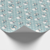 Aesthetic Checkered Holiday Wrapping Paper Geschenkpapier (Ecke)