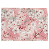 Aesthetic cherry blossoms große geschenktüte (Rückseite)