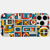 Aesthetic Colorful Geometric Pattern Case-Mate iPhone Hülle (Rückseite (Horizontal))