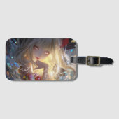 Aesthetic / Dark fantasy girl Gepäckanhänger (Vorderseite (Horizontal))