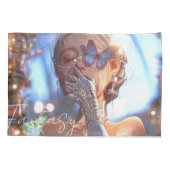 Aesthetic / Dark Fantasy Girl Kissenbezug (Rückseite)