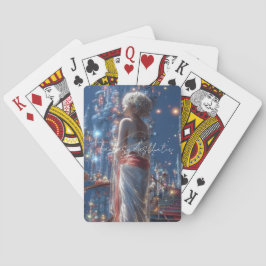 Aesthetic / Dark Fantasy Girl Spielkarten