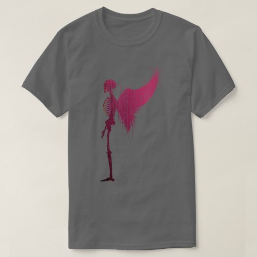 Aesthetic Fairy Skeleton Dark Goth Witchy Goblinco T-Shirt (Design vorne)