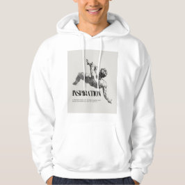 Aesthetic Falling Man Pencil Drawing Renaissance T Hoodie