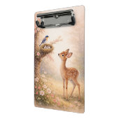 Aesthetic Floral Nature Clipboard | Soft Pastel  Mini Klemmbrett (Gewinkelt2)