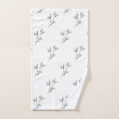 Aesthetic Floral Pattern Towel Set (Handtuch)