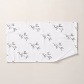 Aesthetic Floral Pattern Towel Set (Handtuch)