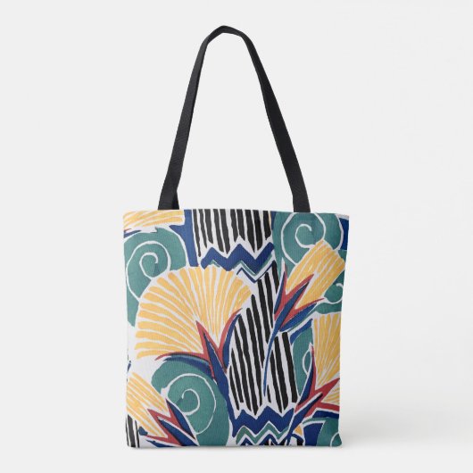 Aesthetic flower pattern background tasche (Rückseite)