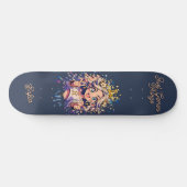 Aesthetic Gemini Anime Custom Skateboard Deck (Horizontal)