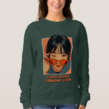 Aesthetic Girl Graphic Sweatshirt