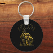 Aesthetic Goblincore And Cottagecore Mushroom Crea Schlüsselanhänger (Vorderseite)