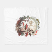 Aesthetic Goblincore And Cottagecore Mushroom Sere Fleecedecke (Vorderseite (Horizontal))