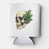 Aesthetic Goth Grunge Skull Tropical Monstera Leaf Dosenkühler (Vorderseite)