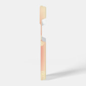 Aesthetic gradient with flowers iPhone hülle (Linke Seite)