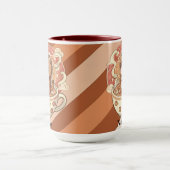 Aesthetic Hedgehog Two-Tone Coffee Mug Tasse (Zentrum)