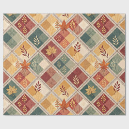 Aesthetic Holiday Checkered Wrapping Paper Geschenkpapier