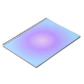 Aesthetic Lavender Pink Gradient Notizblock (Linke Seite)