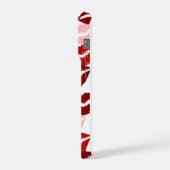 Aesthetic Lips Pattern Phone Case iPhone Hülle (Linke Seite)