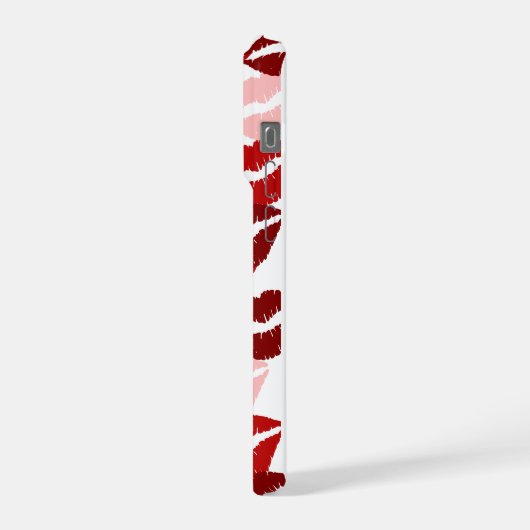 Aesthetic Lips Pattern Phone Case iPhone Hülle (Linke Seite)