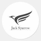 Aesthetic Minimal Sticker (Vorderseite)