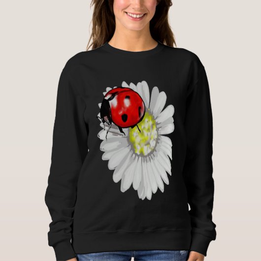 Aesthetic Nature Summer Ladybird Nature Sweatshirt (Vorderseite)