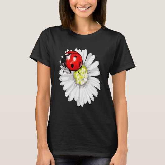 Aesthetic Nature Summer Ladybird Nature T-Shirt (Vorderseite)