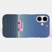 Aesthetic Night Travel Retro Beach Bomb Case-Mate iPhone Hülle (Rückseite (Horizontal))