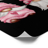 Aesthetic Nk Gnome Valentines Day Decor For Women  Poster (Ecke)