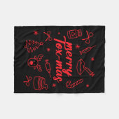 Aesthetic Nurse Injector Botox Er Xmas Merry Tox-m Fleecedecke (Vorderseite (Horizontal))