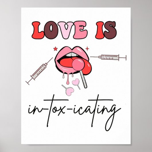 Aesthetic Nurse Injector Valentine Filler Dysrt Poster (Vorne)