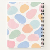 Aesthetic Pastel Abstract Shapes Spiral Notebook  Notizblock (Rückseite)